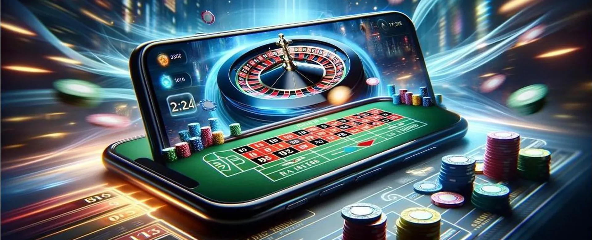 BMW55 Casino Hero Image showing a vibrant gaming atmosphere